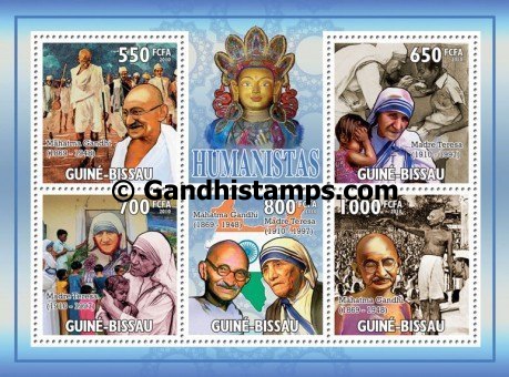 Guinea Bissau gandhi stamp