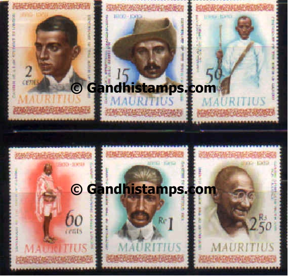 mauritius gandhi stamp